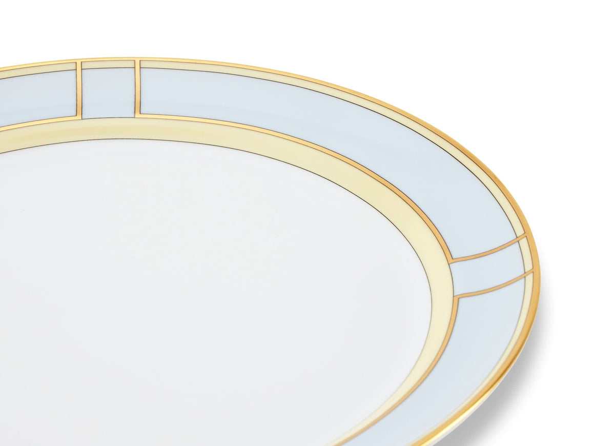 Ginori 1735 Diva Flat Plate, Light Blue, view 3