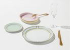 Ginori 1735 Diva Flat Plate, Light Blue, view 6