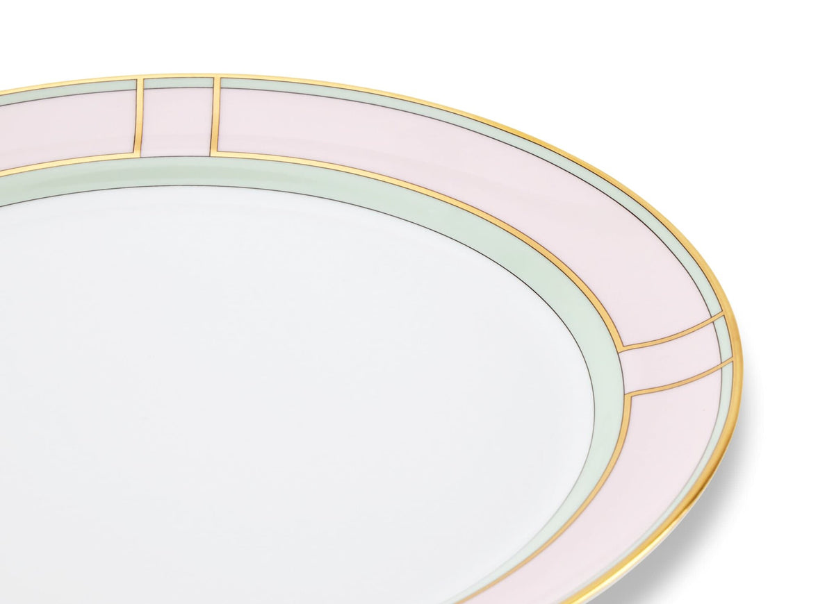 Ginori 1735 Diva Flat Plate, Pink, view 3