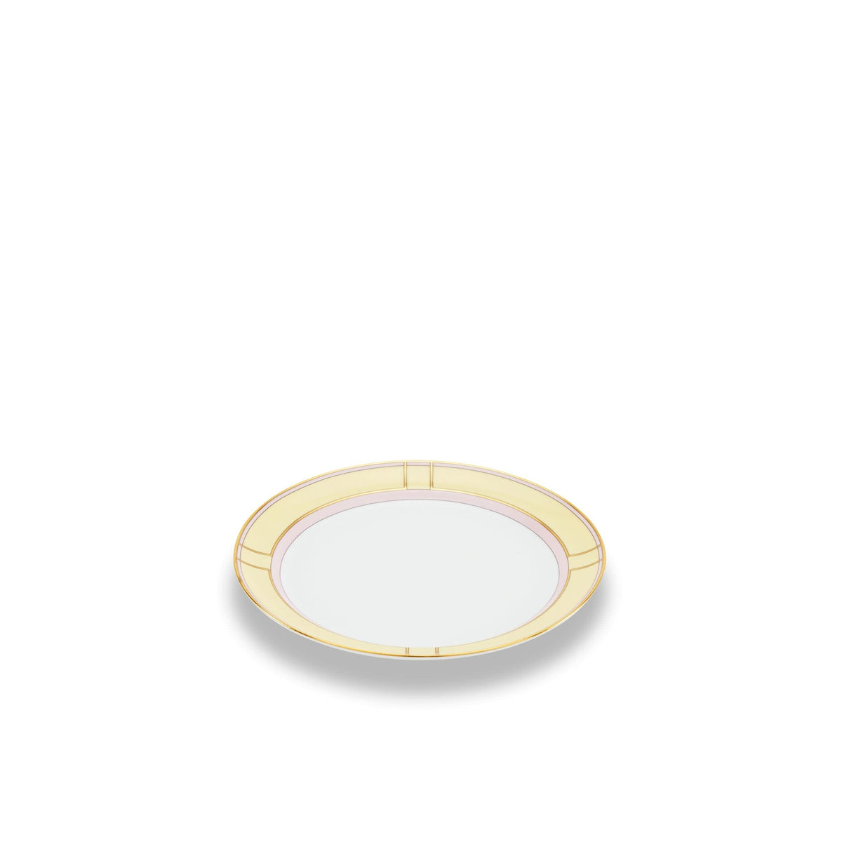 Ginori 1735 Diva Flat Plate, Yellow, view 2