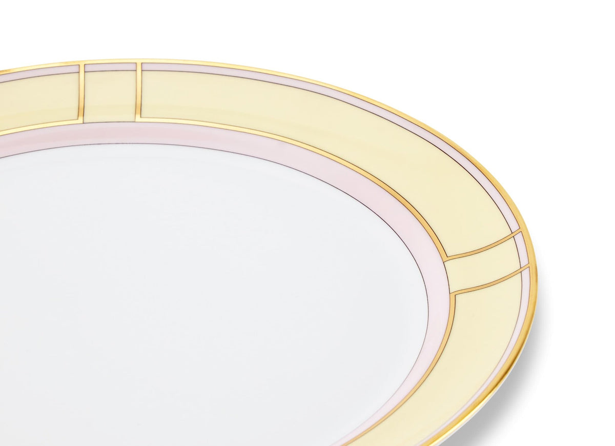 Ginori 1735 Diva Flat Plate, Yellow, view 3