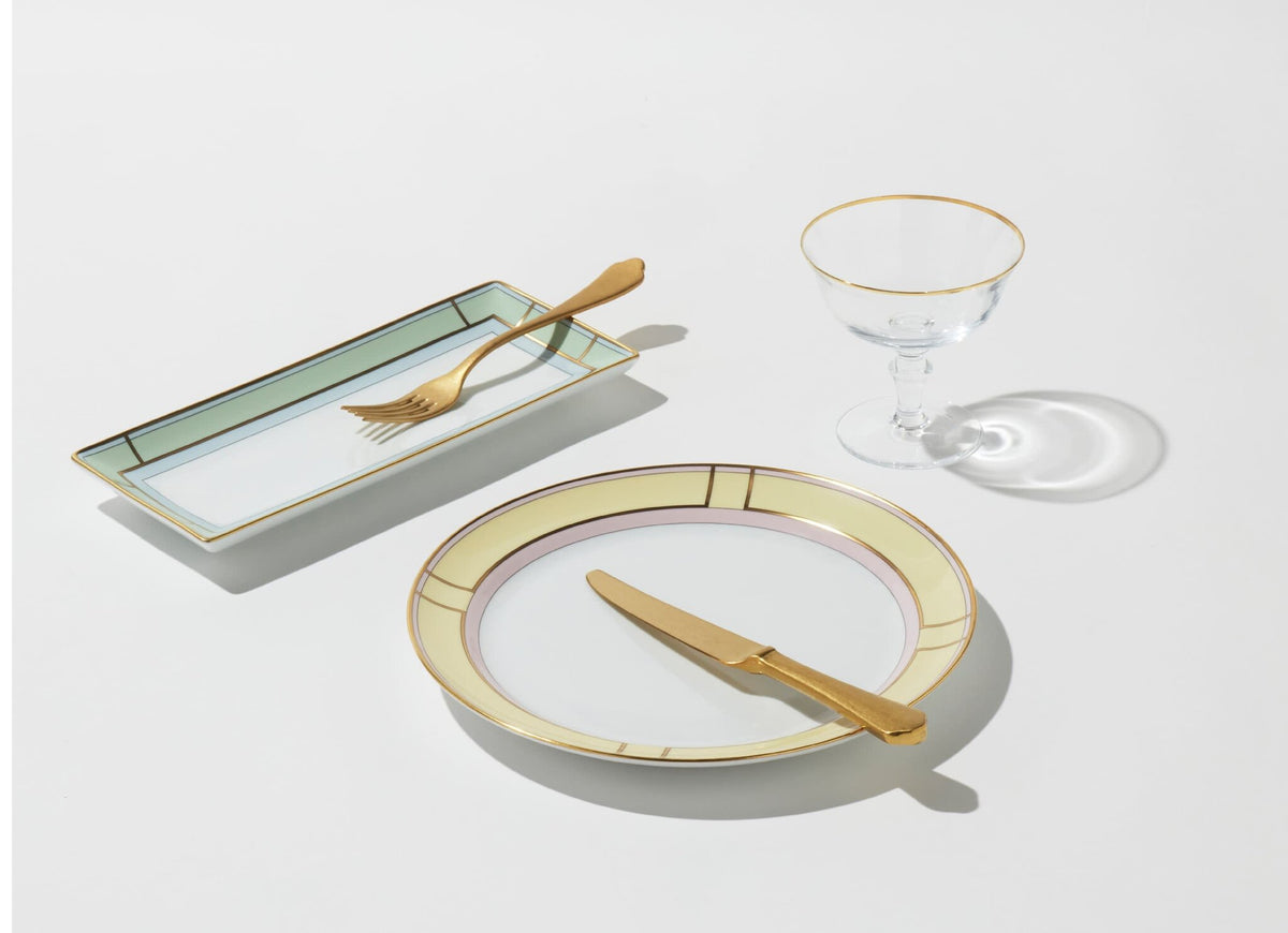 Ginori 1735 Diva Flat Plate, Yellow, view 6