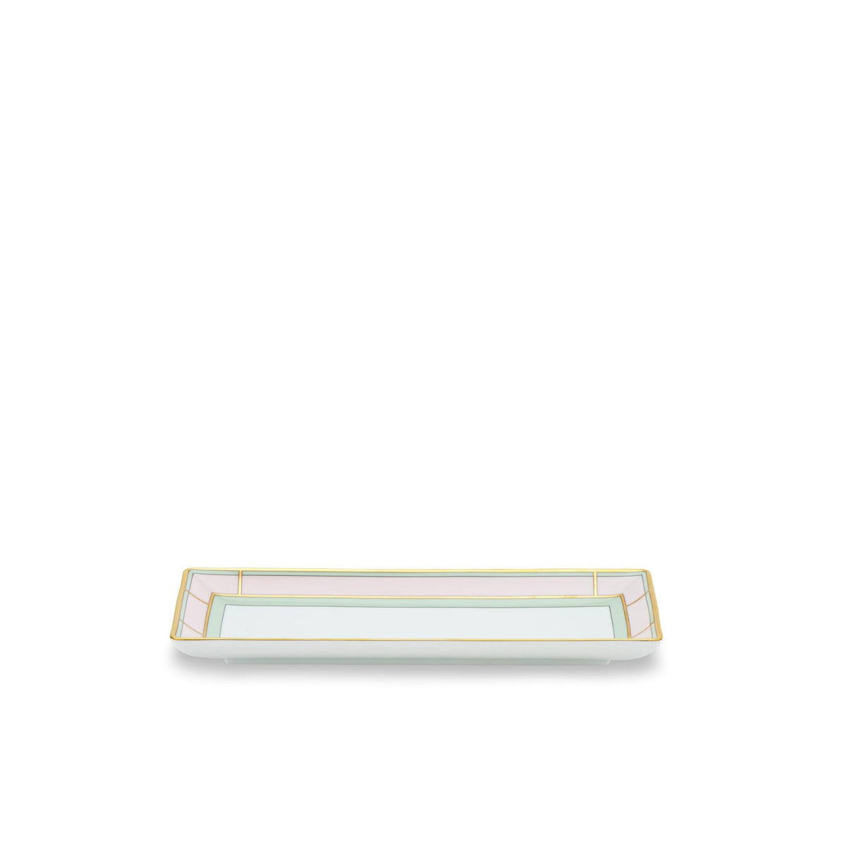 Ginori 1735 Diva Rectangular Change Tray, Pink, view 2