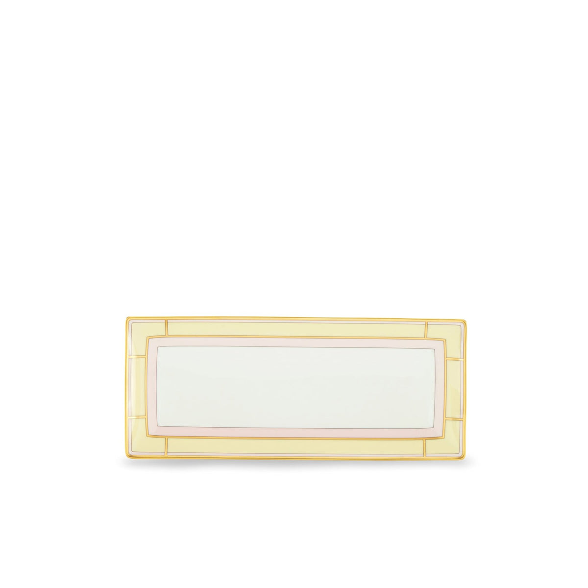 Ginori 1735 Diva Rectangular Change Tray, Yellow