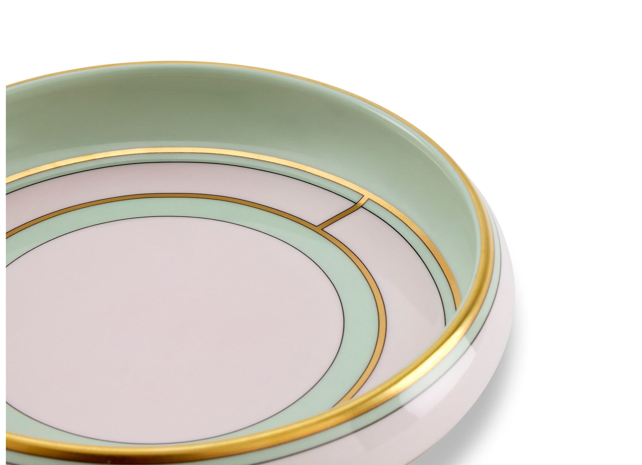 Ginori 1735 Diva Round Change Tray, Pink, view 2