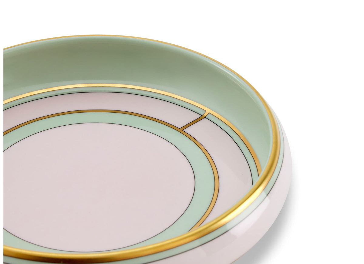 Ginori 1735 Diva Round Change Tray, Pink, view 2