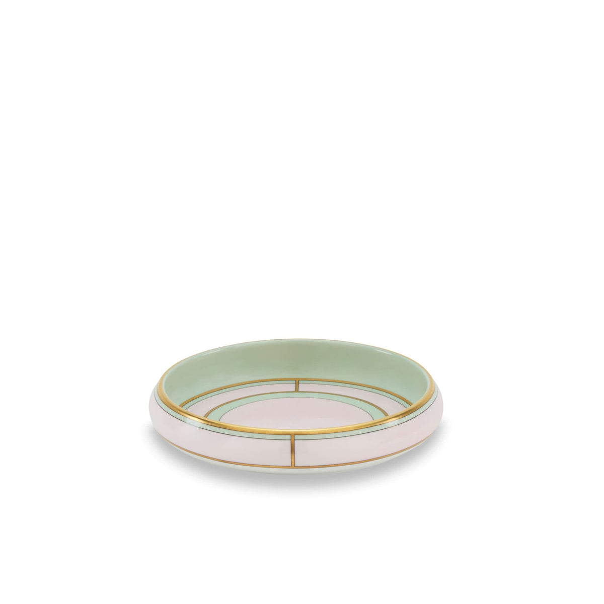 Ginori 1735 Diva Round Change Tray, Pink