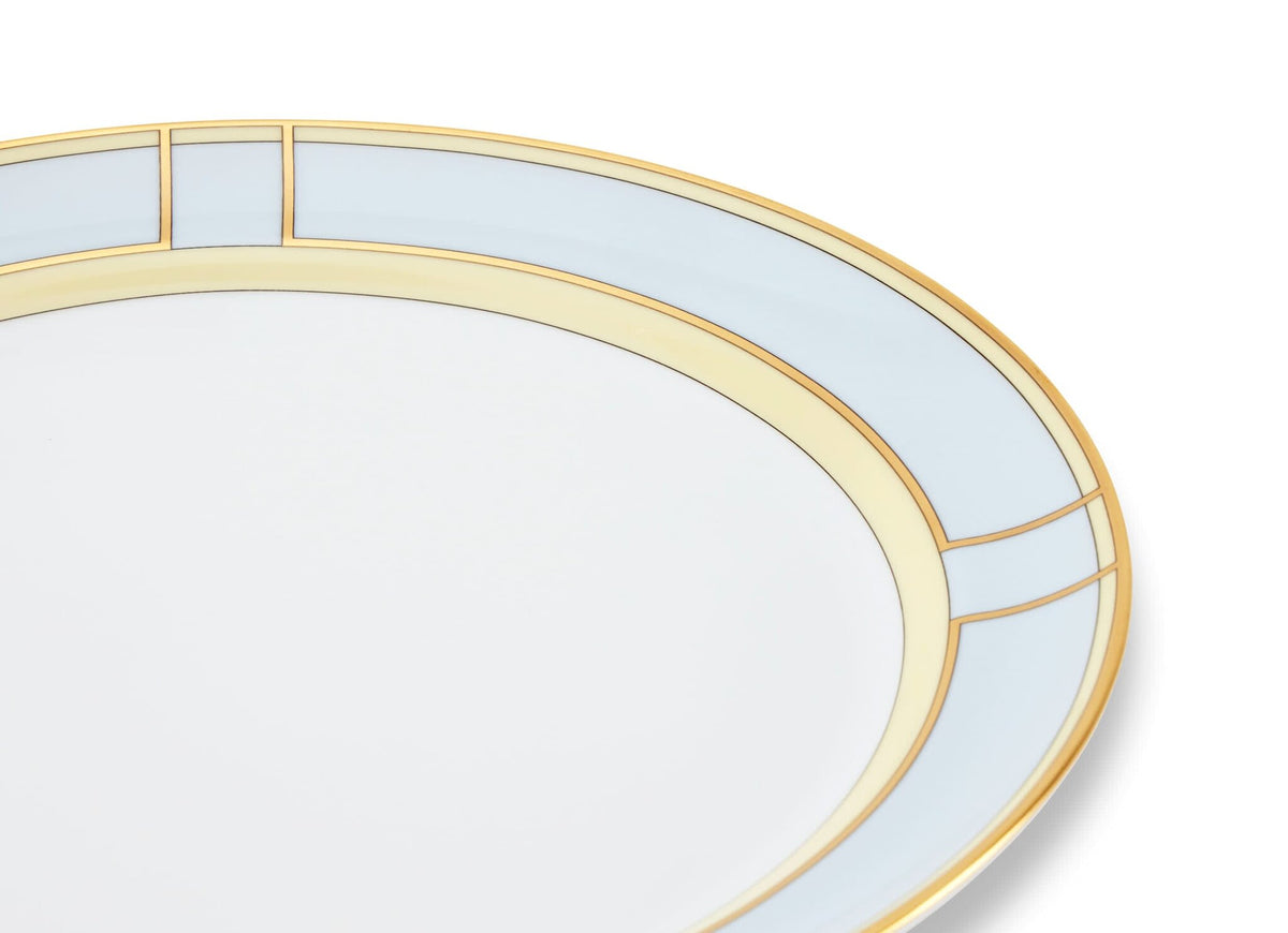 Ginori 1735 Diva Small Flat Plate, Light Blue, view 3