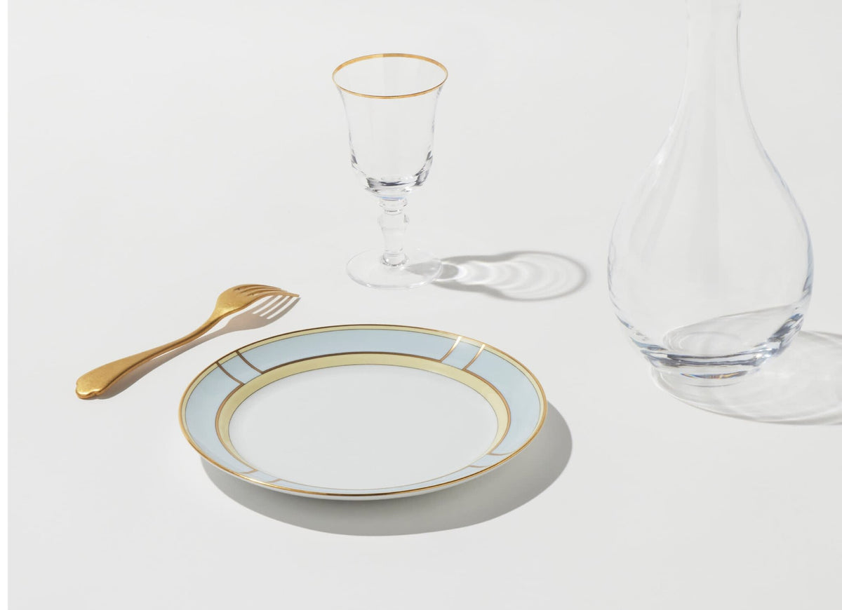 Ginori 1735 Diva Small Flat Plate, Light Blue, view 6