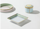 Ginori 1735 Diva Square Change Tray, Green, view 6