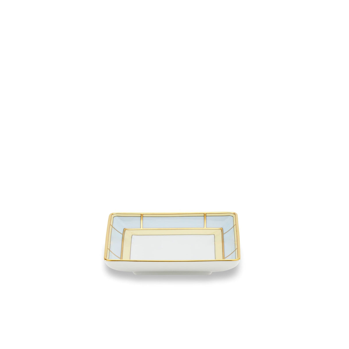 Ginori 1735 Diva Square Change Tray, Light Blue, view 2