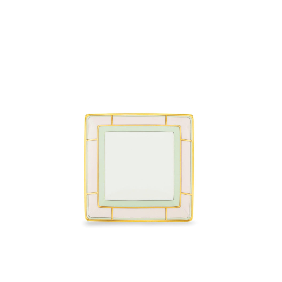 Ginori 1735 Diva Square Change Tray, Pink