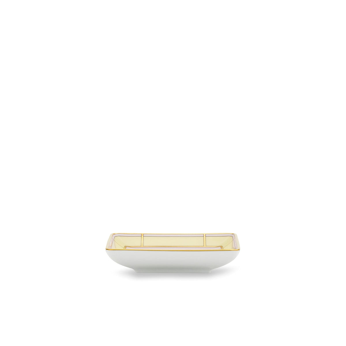 Ginori 1735 Diva Square Change Tray, Yellow, view 4