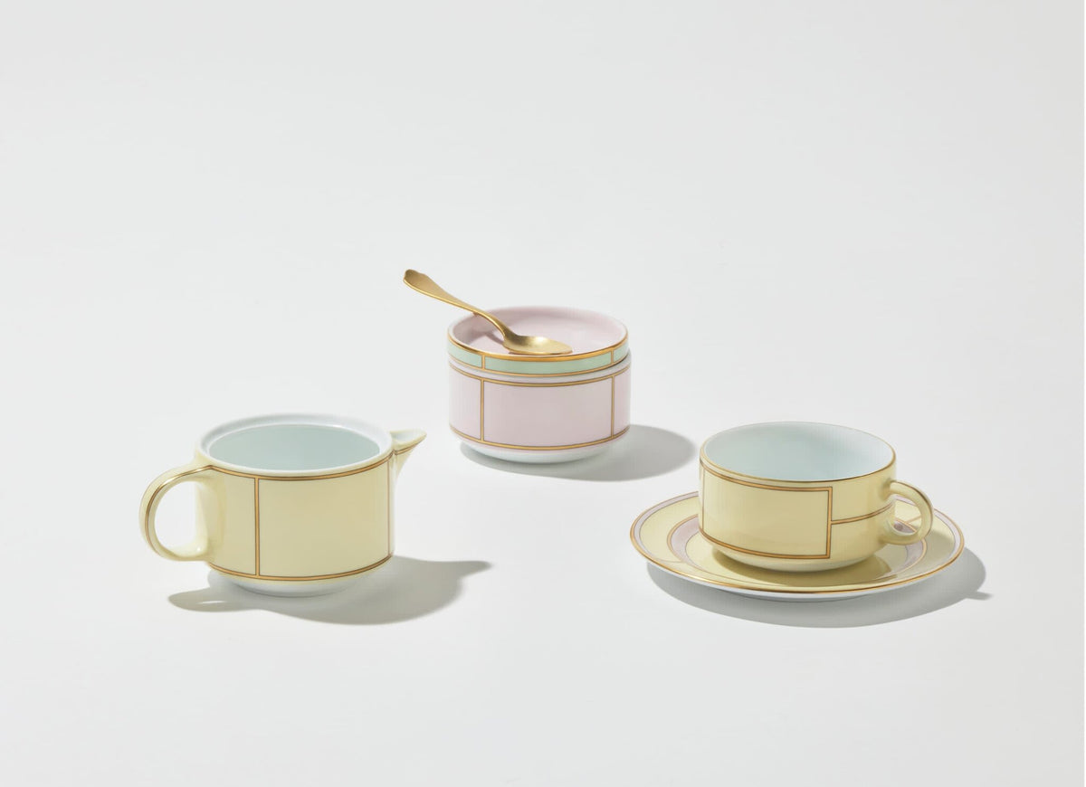 Ginori 1735 Diva Sugar Bowl, Pink, view 4