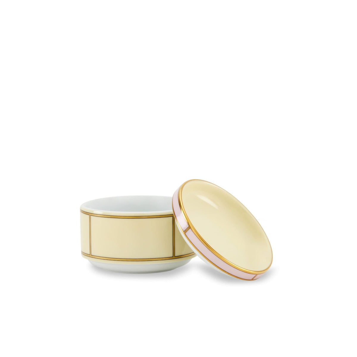 Ginori 1735 Diva Sugar Bowl, Yellow, view 2