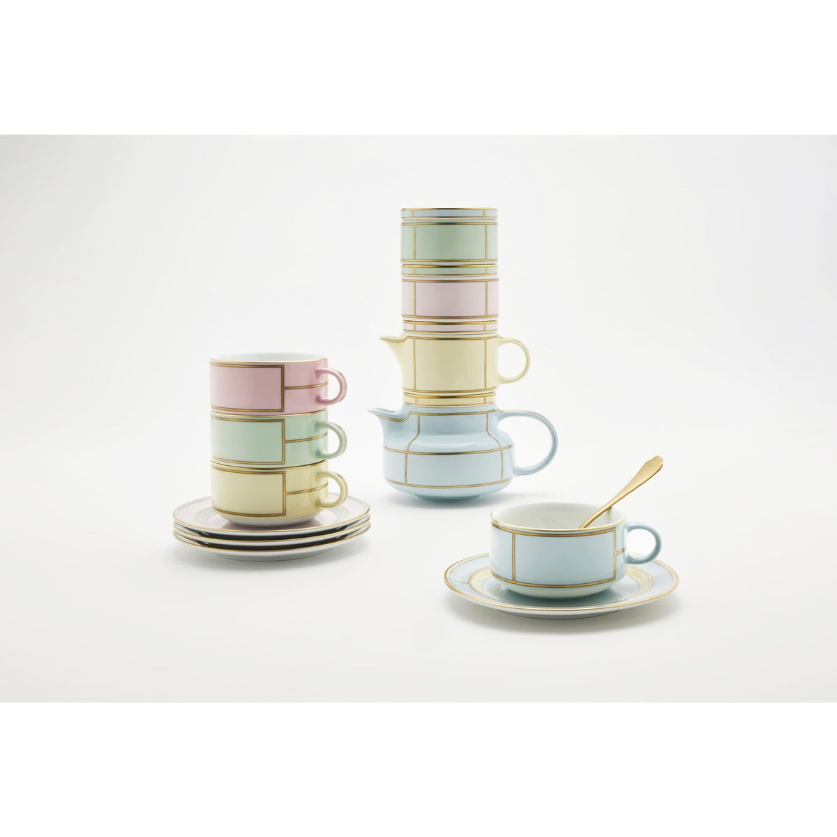 Ginori 1735 Diva Tea Cup, Light Blue, view 6