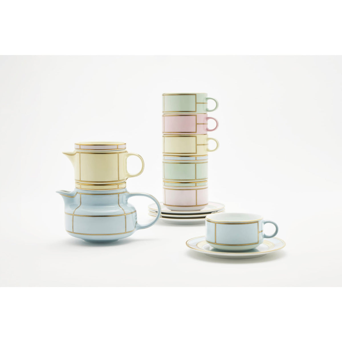 Ginori 1735 Diva Tea Cup, Pink, view 6