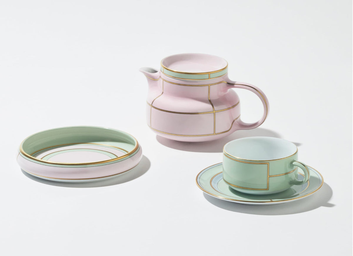 Ginori 1735 Diva Tea or Bread Plate, Green, view 6