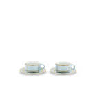 Ginori 1735 Diva Tea Set for Two, Light Blue