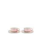 Ginori 1735 Diva Tea Set for Two, Pink