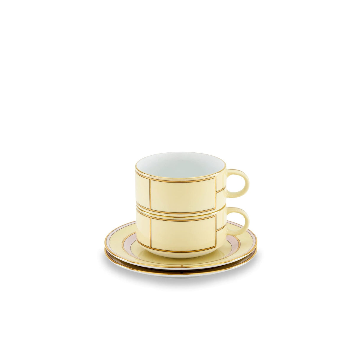 Ginori 1735 Diva Tea Set for Two, Yellow, view 2