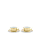 Ginori 1735 Diva Tea Set for Two, Yellow