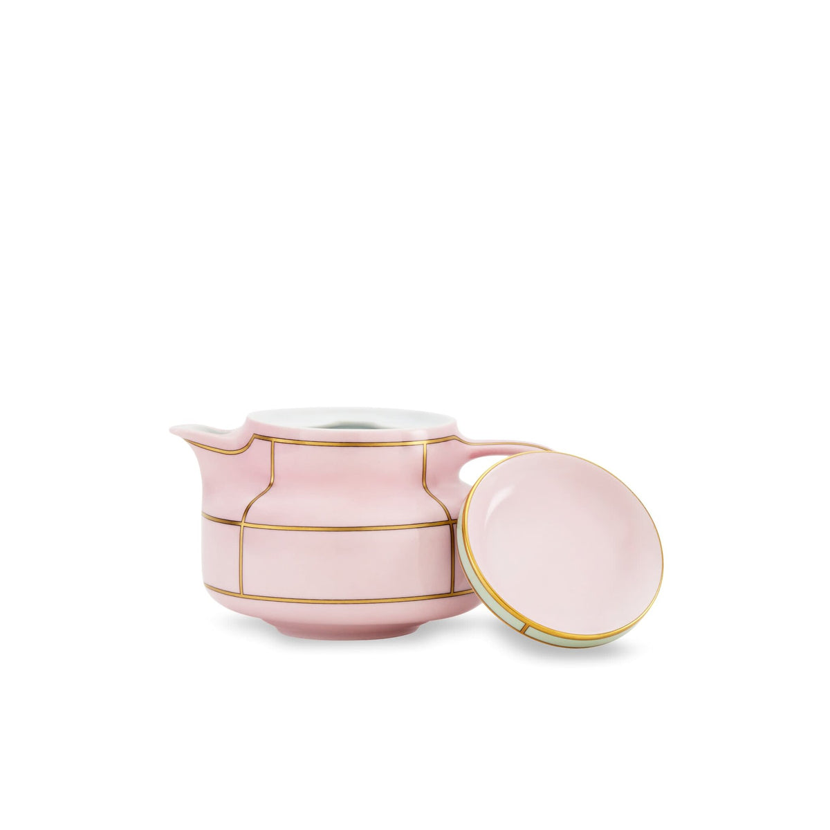 Ginori 1735 Diva Teapot, Pink, view 3