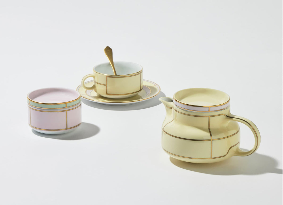 Ginori 1735 Diva Teapot, Yellow, view 5