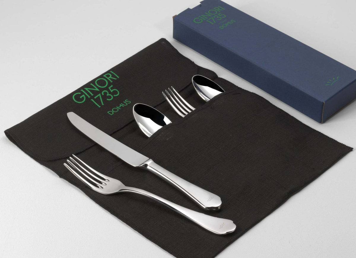 Ginori 1735 Flora 5-Piece Cutlery Set, Stainless Steel, view 2