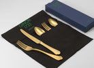Ginori 1735 Flora 5-Piece Cutlery Set, Vintage Gold, view 2