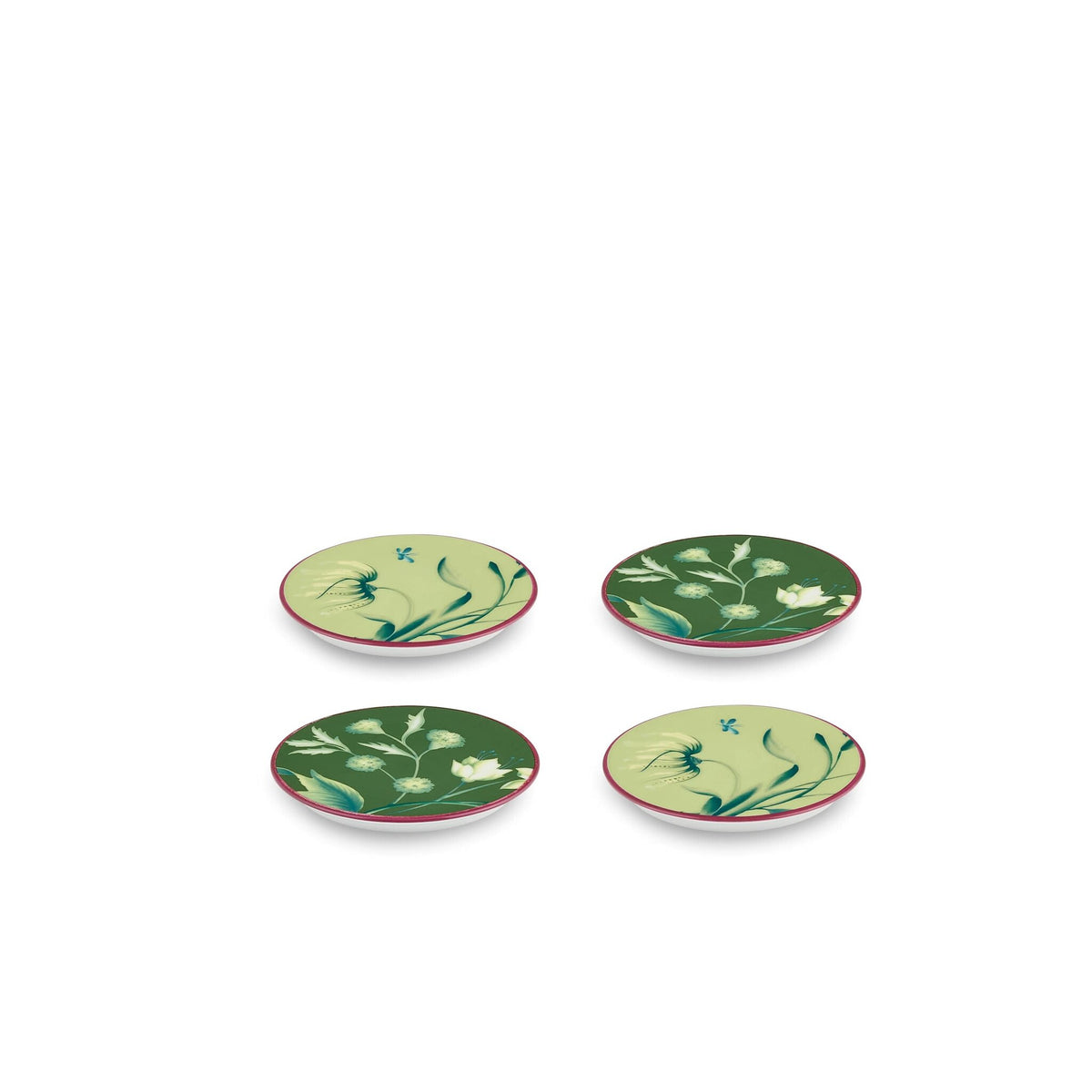 Ginori 1735 Florenza Coasters, Acanto, Set of 4, view 2