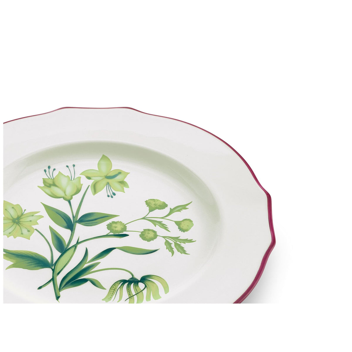 Ginori 1735 Florenza Dessert Plate, Acanto, White Background, view 3