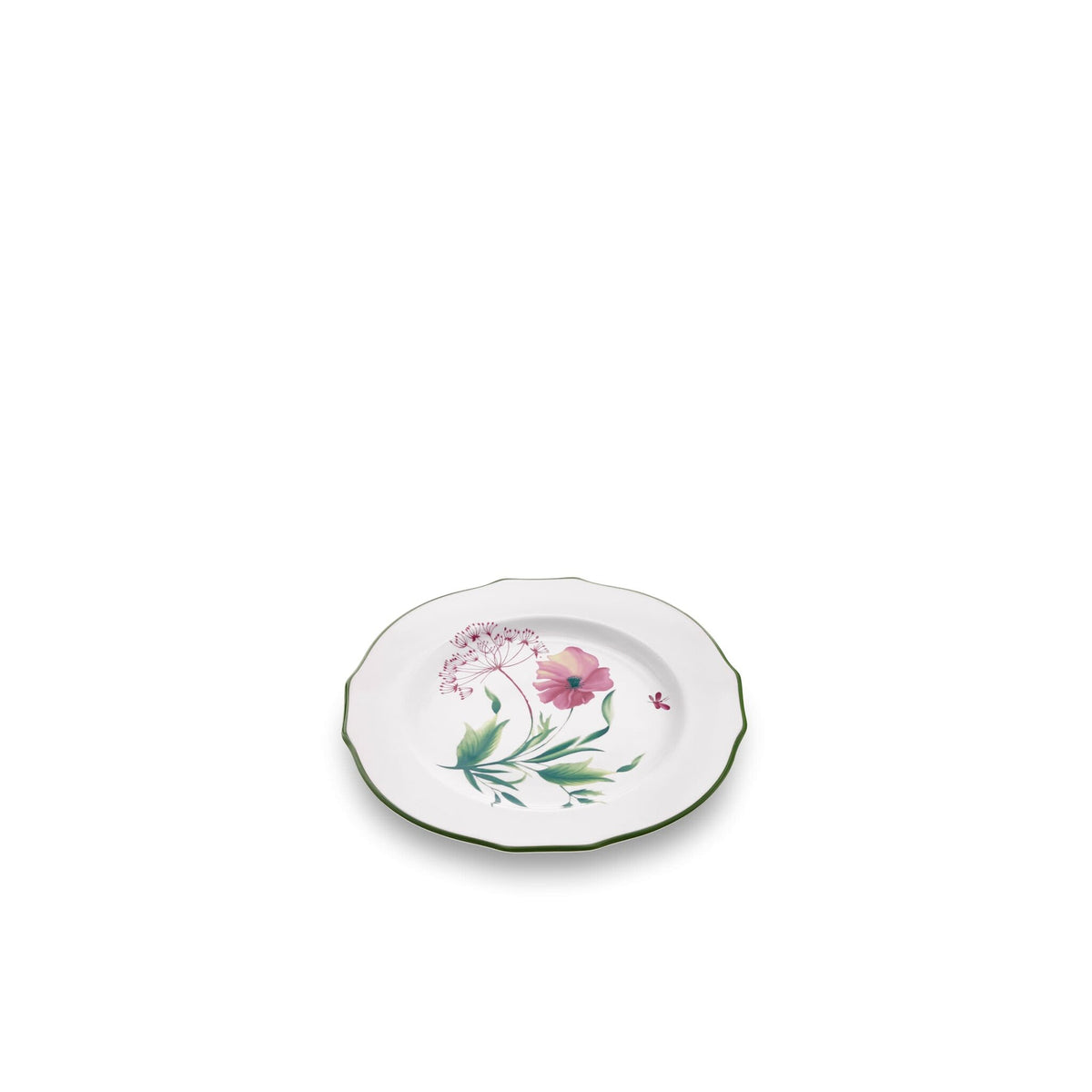 Ginori 1735 Florenza Dessert Plate, Malva, White Background, view 2