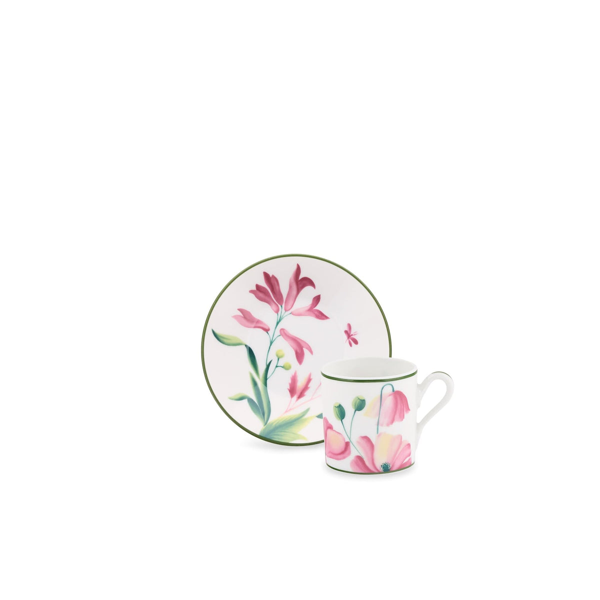 Ginori 1735 Florenza Espresso Set for Two, Malva, view 3