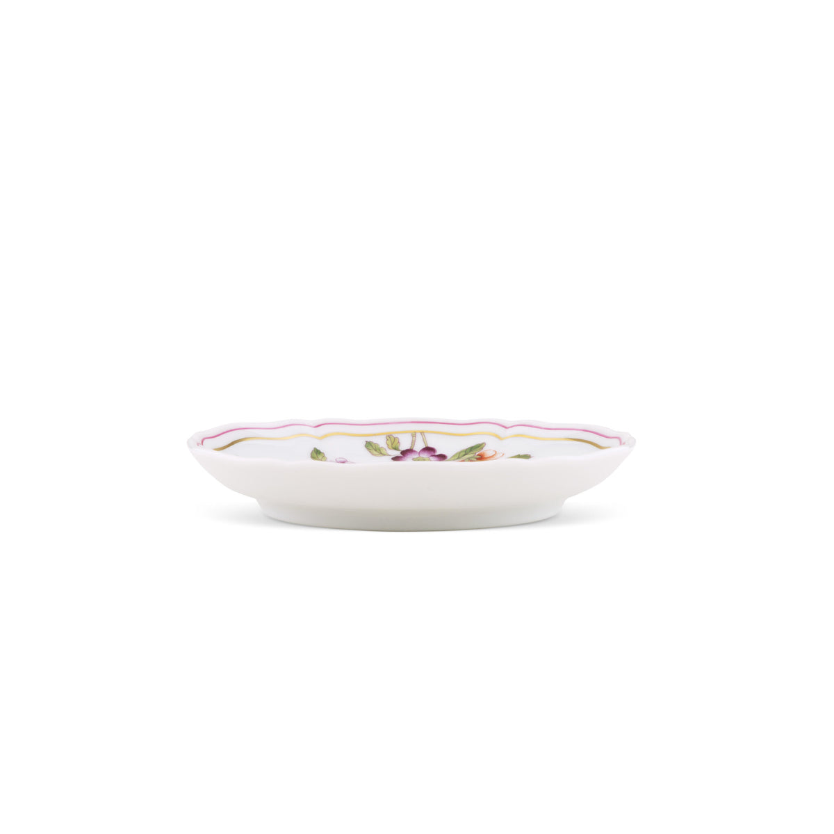 Ginori 1735 Granduca Coreana Espresso Saucer, Flowers, view 4