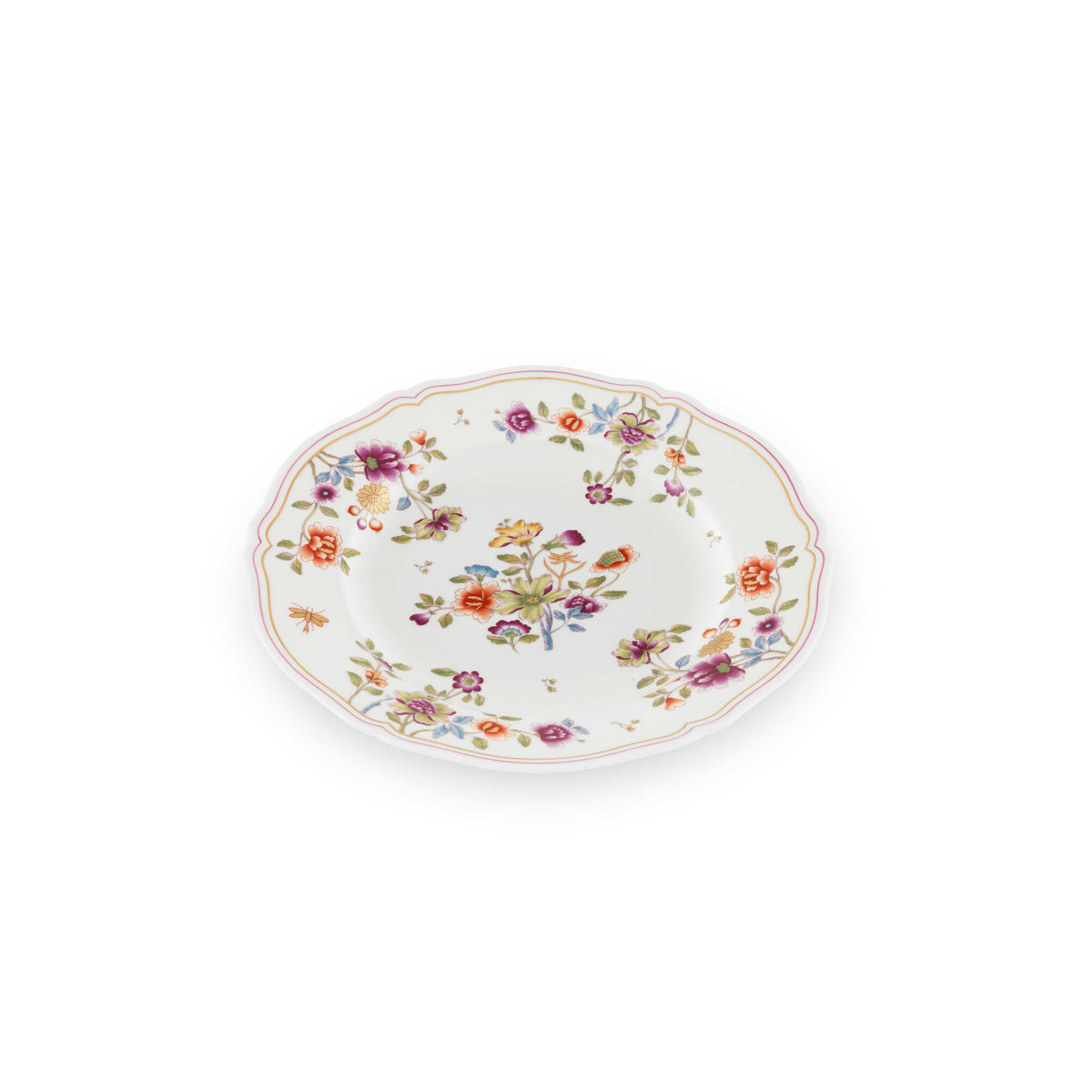 Ginori 1735 Granduca Coreana Round Platter, Flowers, view 2