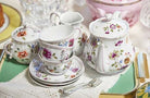 Ginori 1735 Granduca Coreana Tea Cup, Flowers, view 2