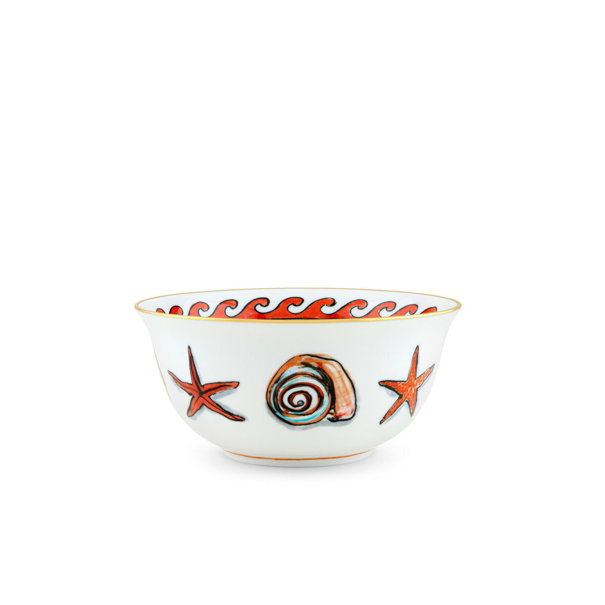Ginori 1735 Il Viaggio di Nettuno Bowl, White, view 2