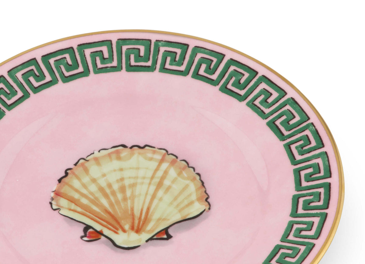 Ginori 1735 Il Viaggio di Nettuno Bread Plate, Pink, view 3