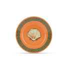 Ginori 1735 Il Viaggio di Nettuno Bread Plate, Rock Orange