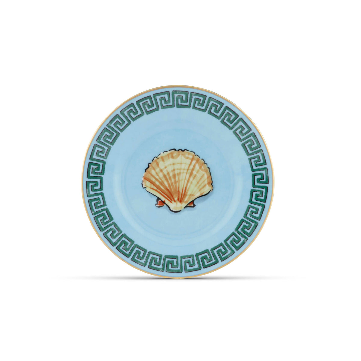 Ginori 1735 Il Viaggio di Nettuno Bread Plate, Sea Blue