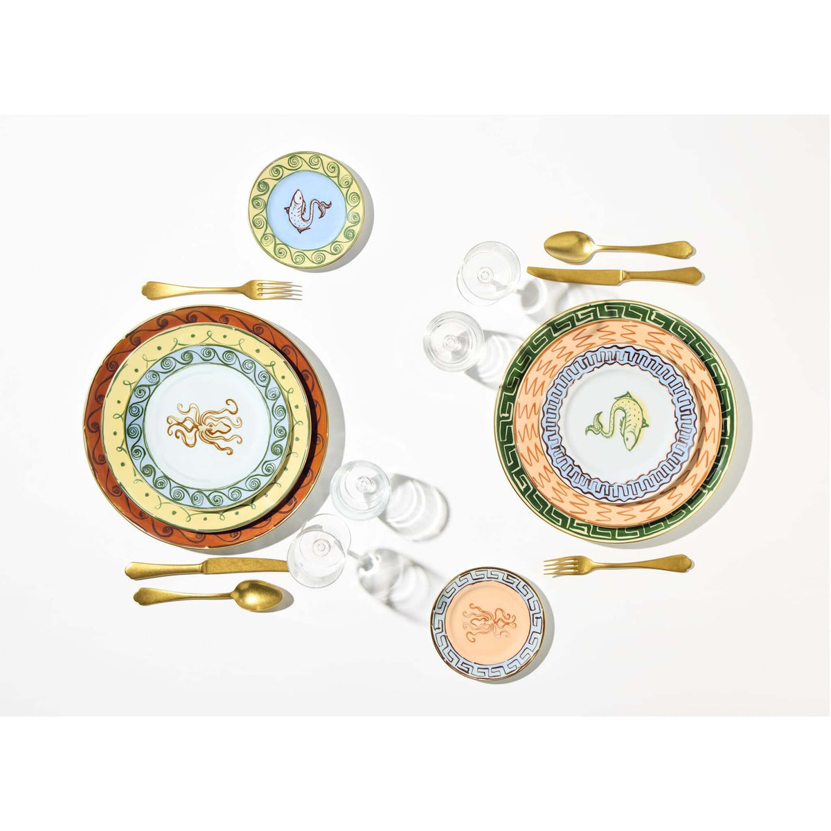 Ginori 1735 Il Viaggio di Nettuno Bread Plate, Terracotta, view 6