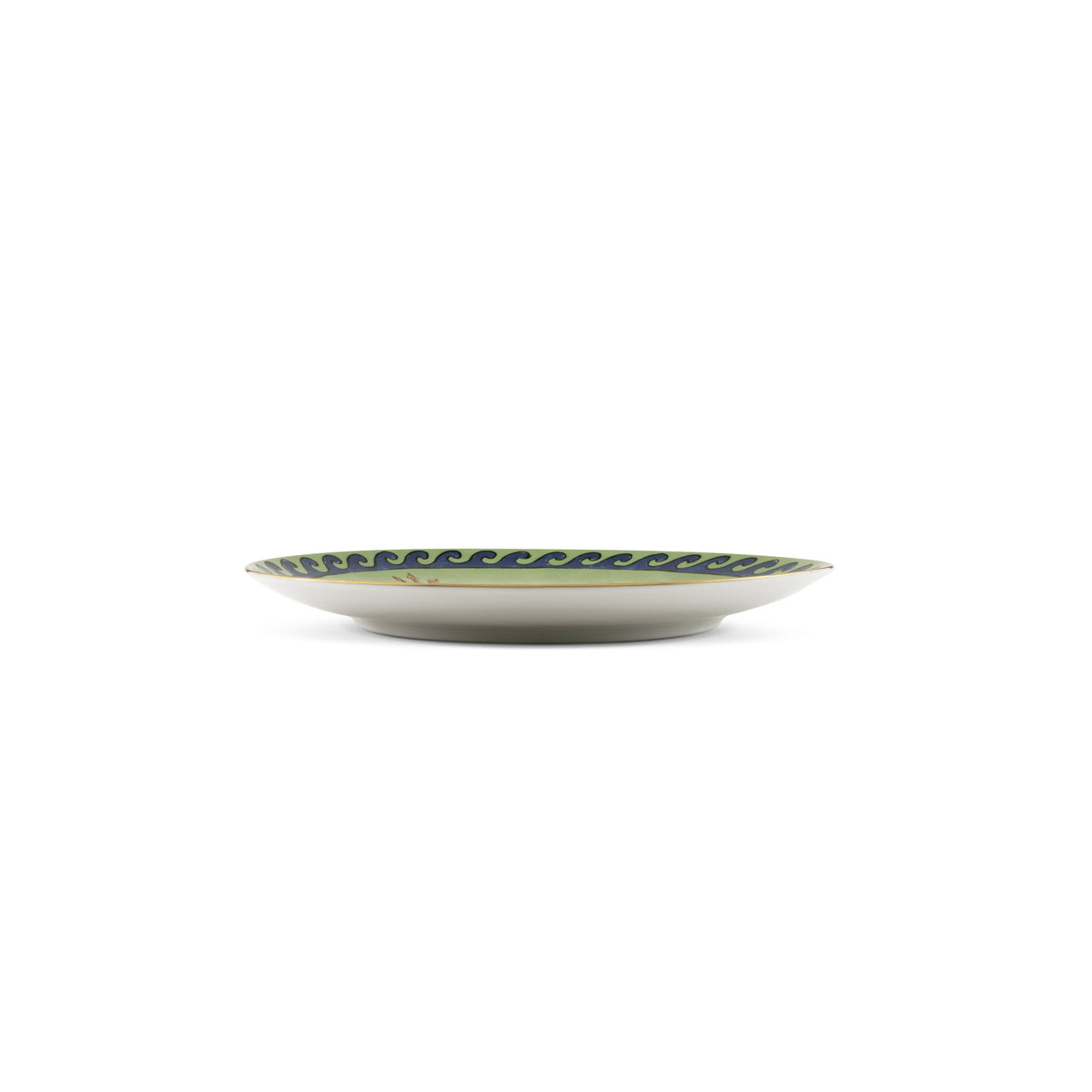 Ginori 1735 Il Viaggio di Nettuno Centerpiece and Charger Plate, Moss Green, view 4