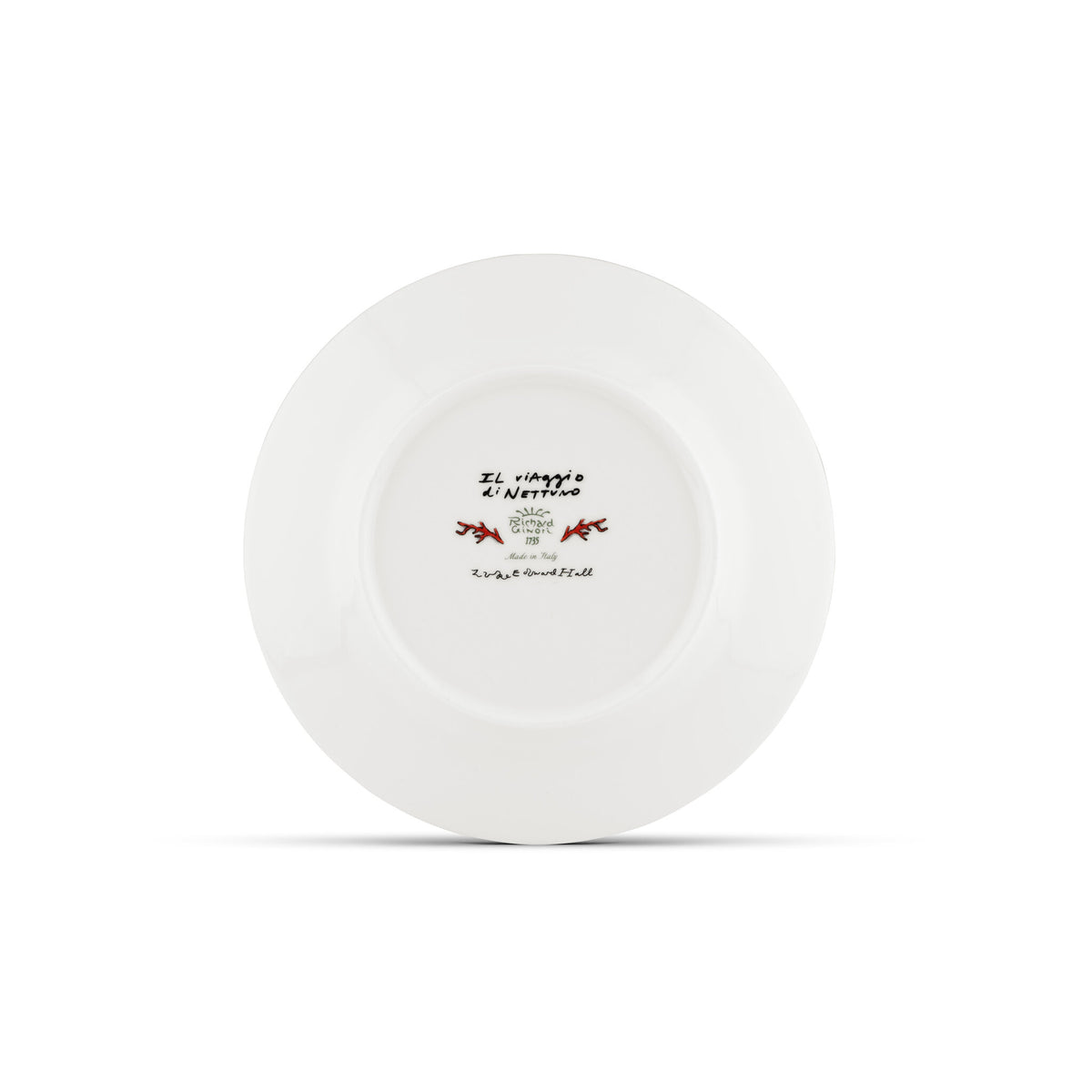 Ginori 1735 Il Viaggio di Nettuno Dessert Plate, Rock Orange, view 5