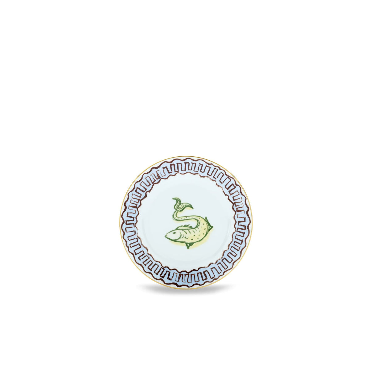Ginori 1735 Il Viaggio di Nettuno Dessert Plate, Sky Blue