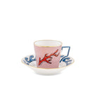 Ginori 1735 Il Viaggio di Nettuno Espresso Set for Two, Pink