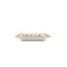 Ginori 1735 Il Viaggio di Nettuno Large Square Change Tray, Rock Orange, view 4