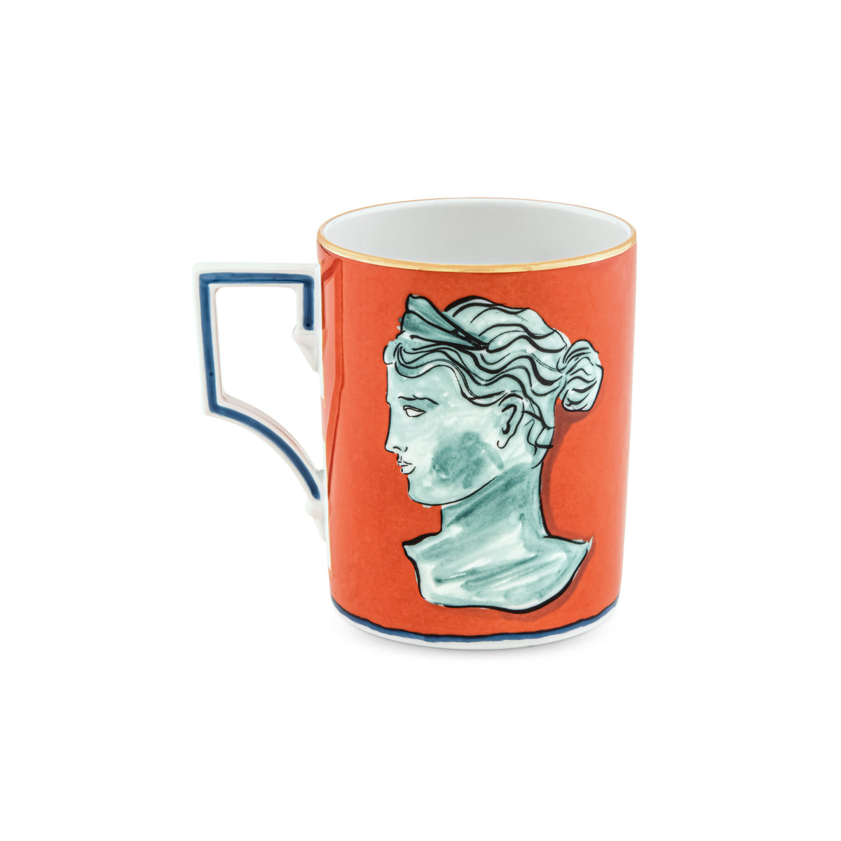 Ginori 1735 Il Viaggio di Nettuno Mug, Red Coral, view 3