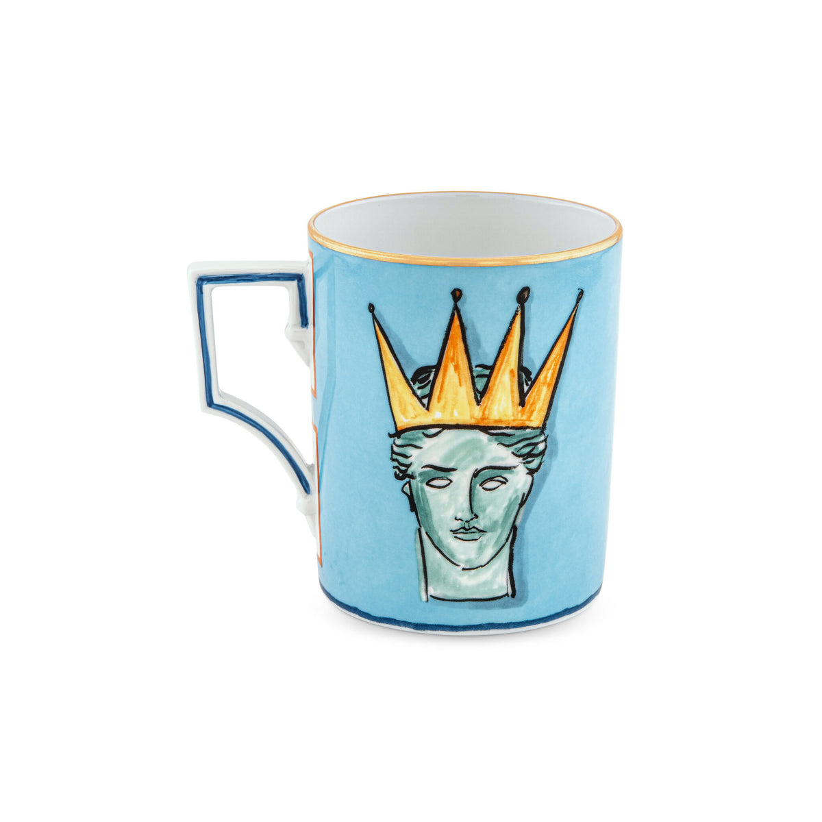 Ginori 1735 Il Viaggio di Nettuno Mug, Sea Blue, view 3