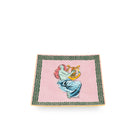 Ginori 1735 Il Viaggio di Nettuno Square Change Tray, Pink, view 2
